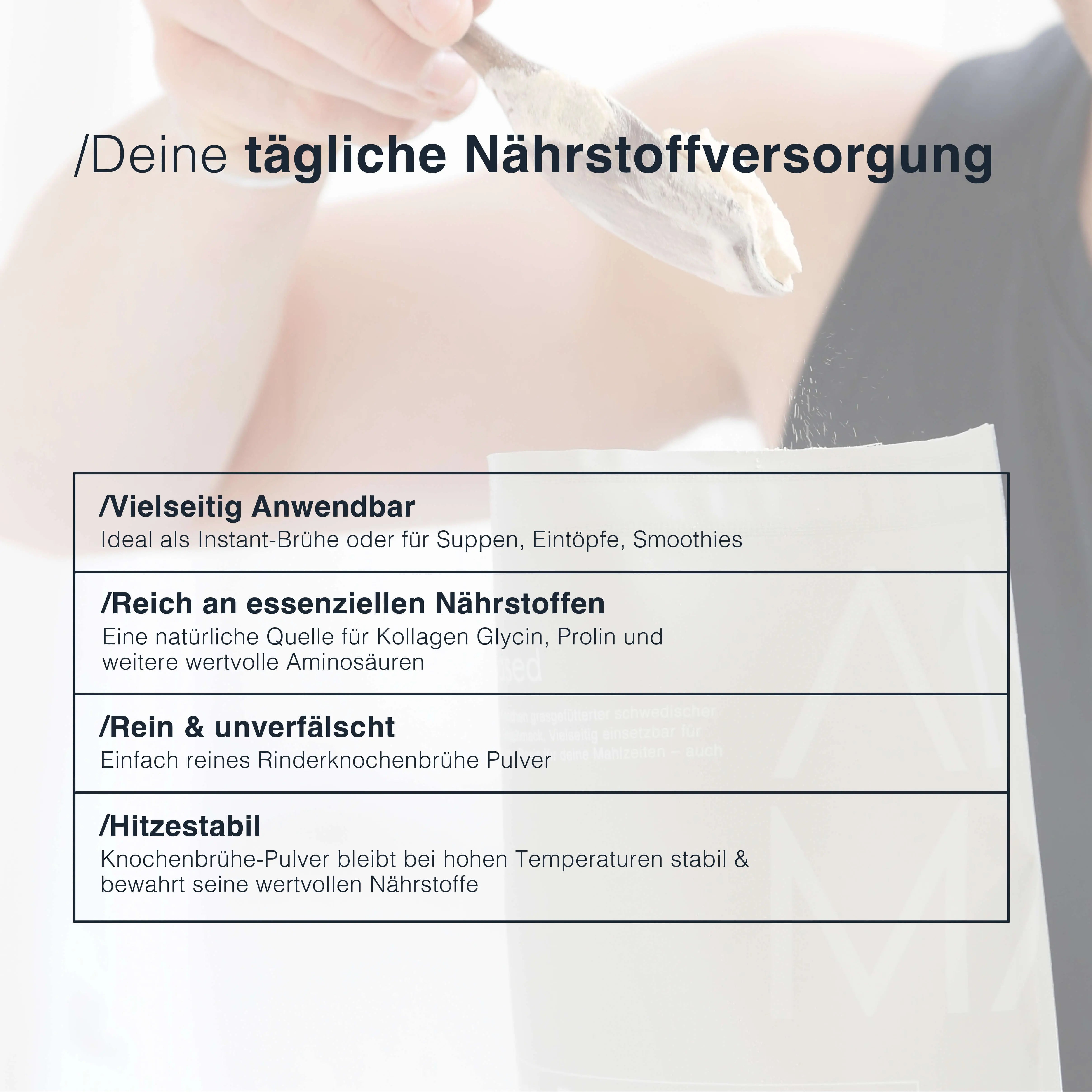 Knochenbrühe Pulver 500g EVERSTACK®