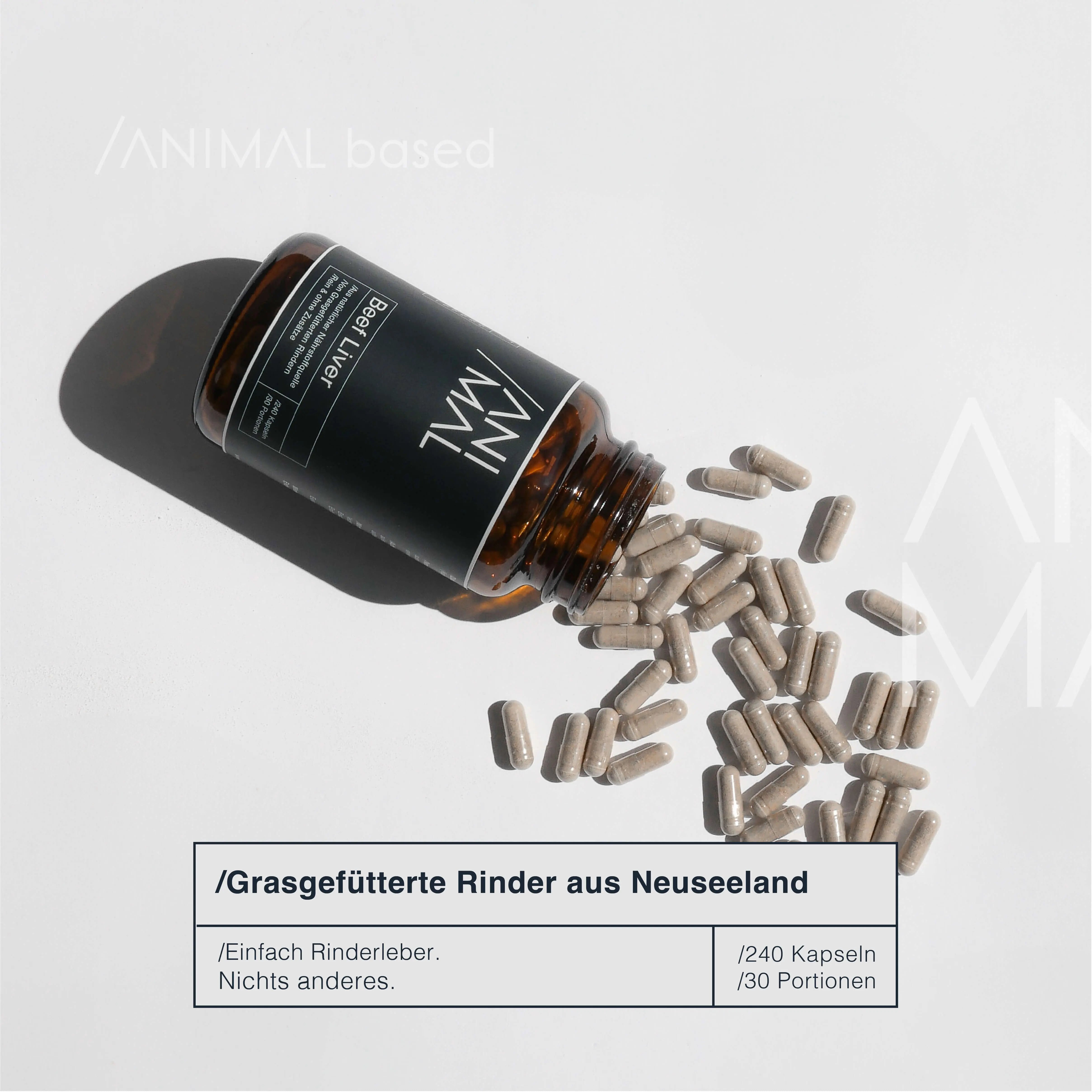 Rinderleber Kapseln - Grass Fed Beef Liver EVERSTACK®