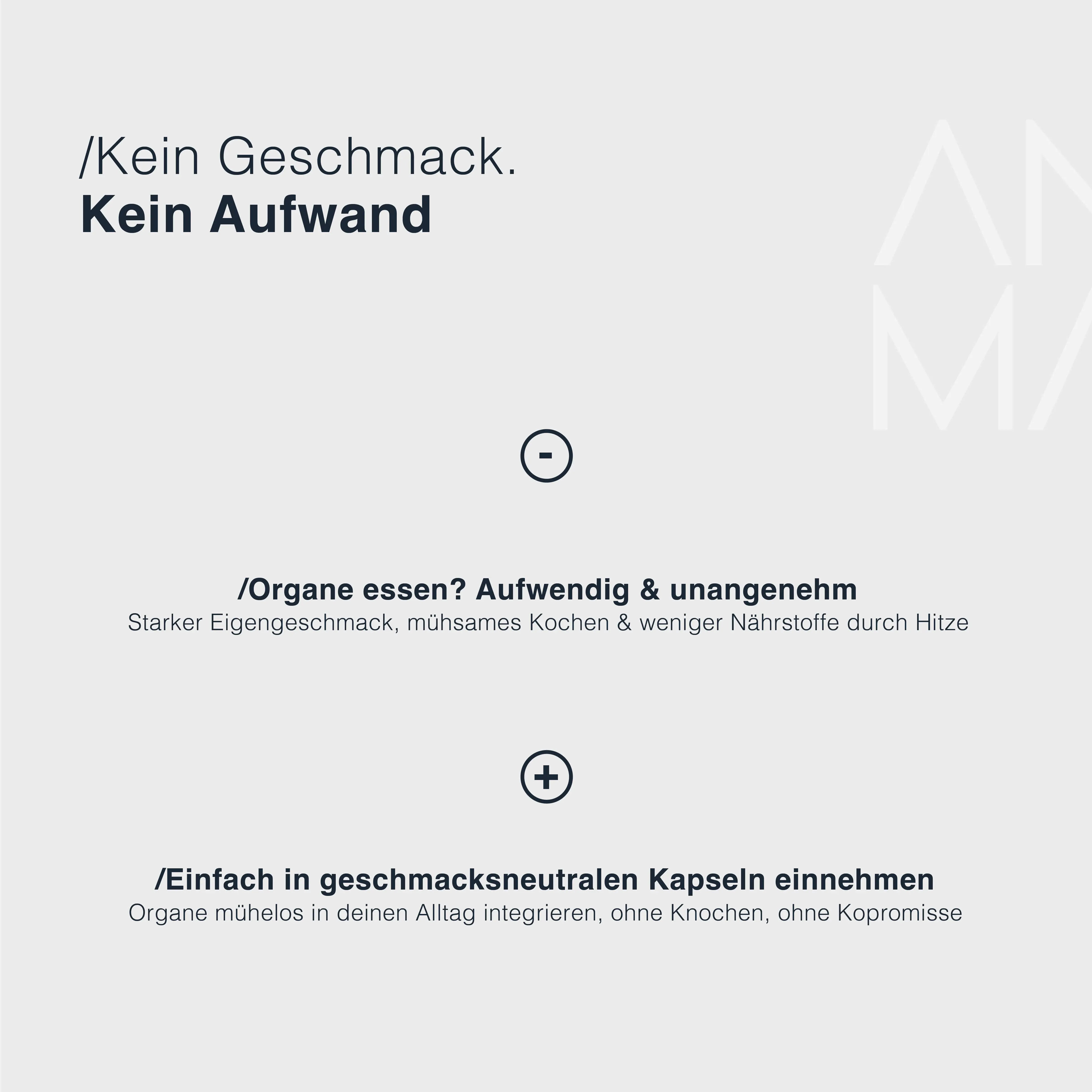 Rinderorgane Kapseln - Grass Fed Beef Organs EVERSTACK®