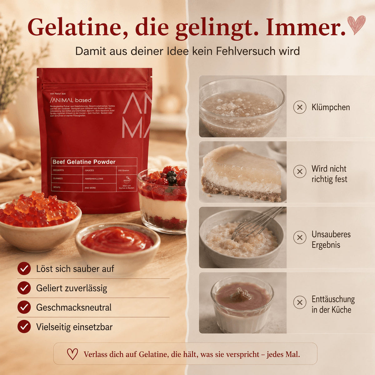 Beef Gelatin Powder - Grass-Fed Beef Gelatin