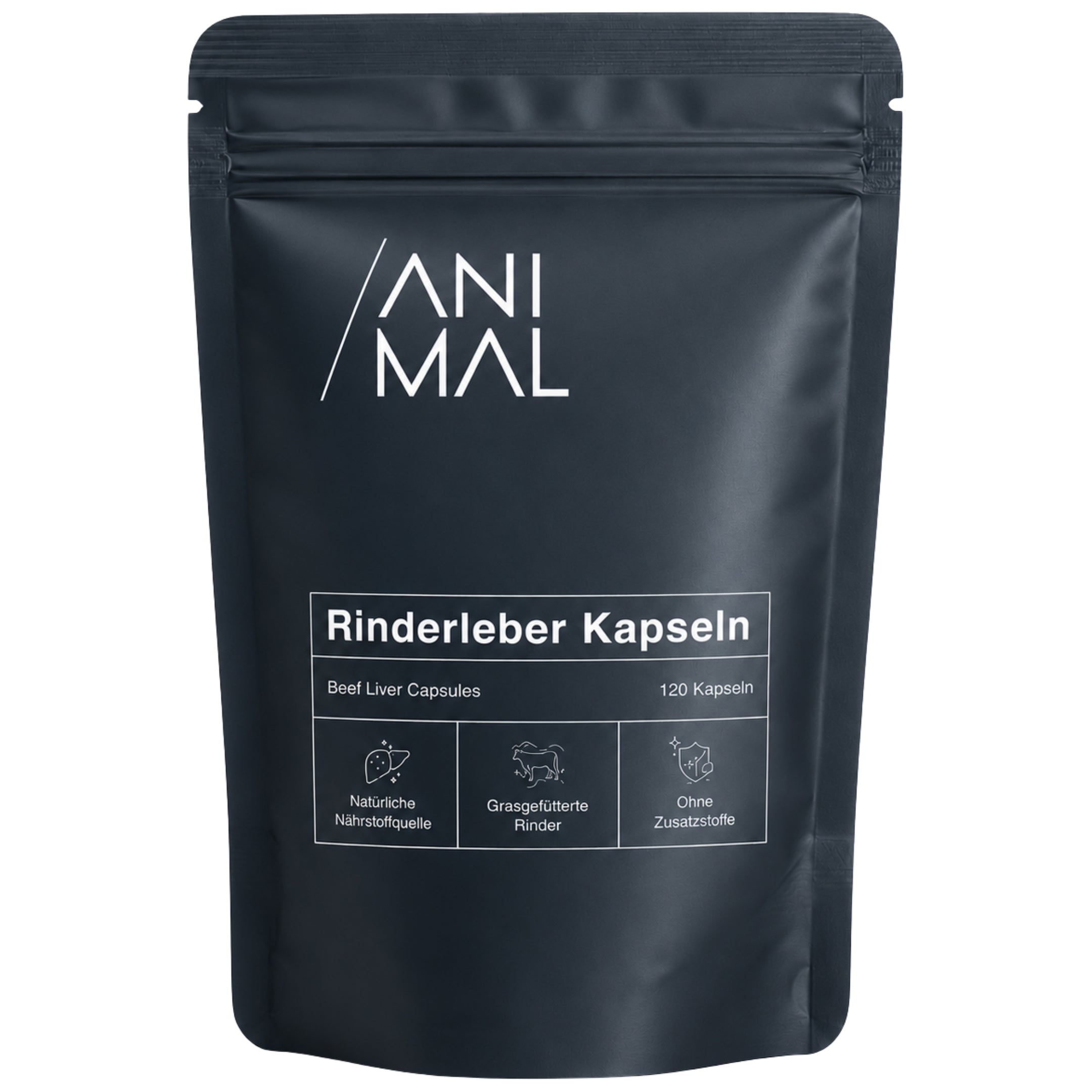 Rinderleber Kapseln - Grass Fed Beef Liver - 120 Kapseln