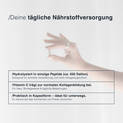 Collagen Tripeptide - mit natürlichem Vitamin C aus Acerola
